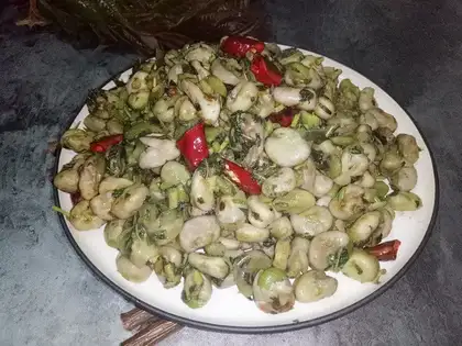 Scrambled beans