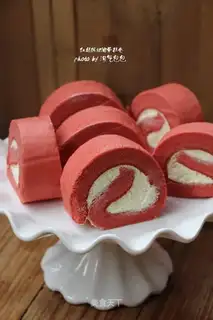 Red velvet cake roll