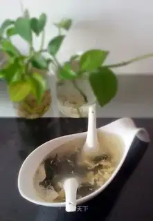Pork egg soup
