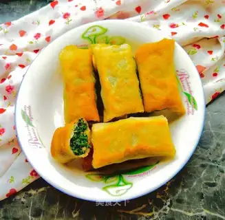 Porridge pork rolls