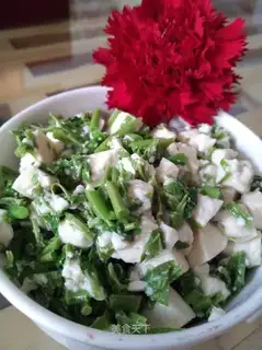 The sprouts and the tofu