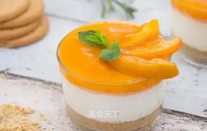Apricot milk cup