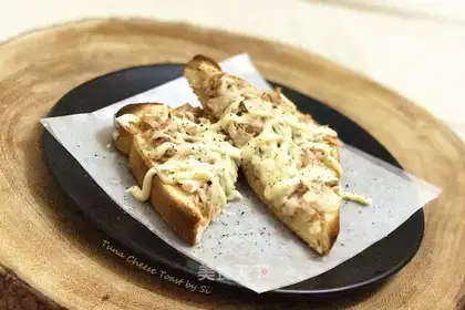 Fish cheese toast