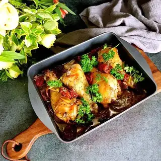 Vanilla roast chicken leg