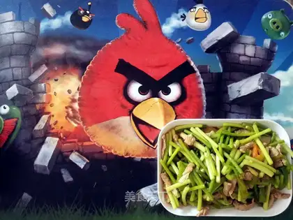 Garlic fried meat