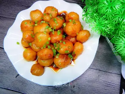 Red burning potatoes
