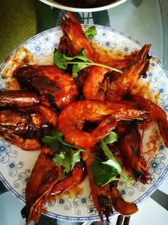 Eggplant shrimp
