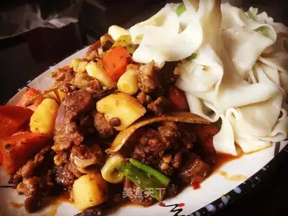Big plate of lamb