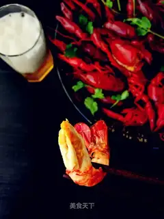 Spicy beer, lobster