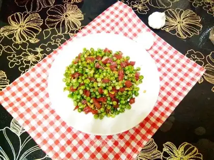 Weenie fried peas