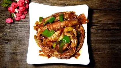Spicy leather shrimp
