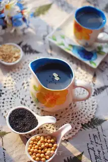 Black sesame oatmeal