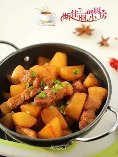Potato red meat