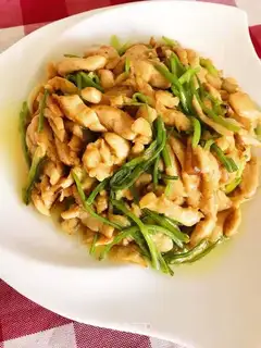 Salted chicken silk