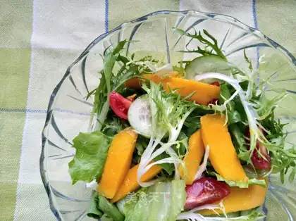 Mango lemon salad