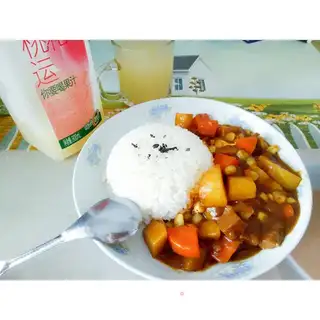 Potato curry beef