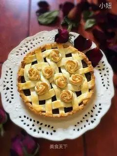 Rose bean pie