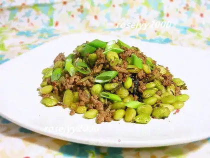 Snow pickles, soy sauce