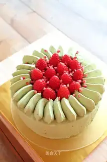 Tea cream cake