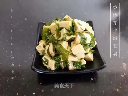 The sprouts and the tofu