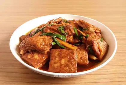 Red burning tofu