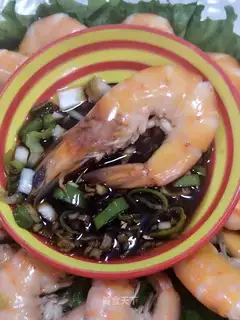 Salmon shrimp