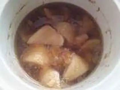 Tough tendons and radish pot