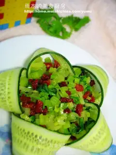 Mixed celery and tomato