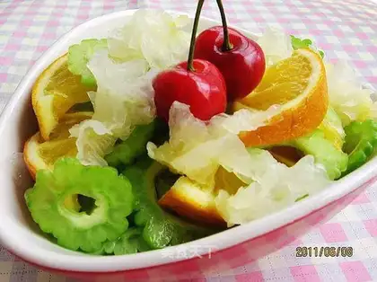 Orange Flavor Tremella Impregnated Balsam Pear