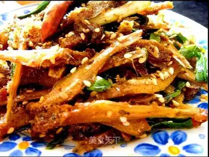 Crispy small sea fish