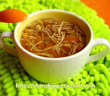 Angelica and honeysuckle soup