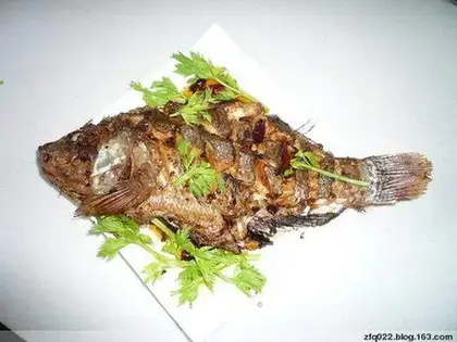 Braised tilapia