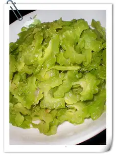 stir-fried bitter gourd