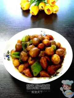 Braised quail eggs