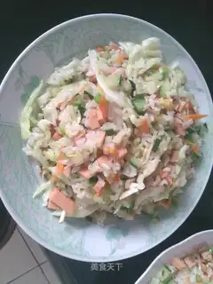 Colorful egg fried rice
