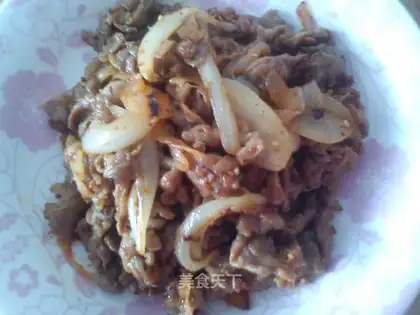 Cumin mutton slices