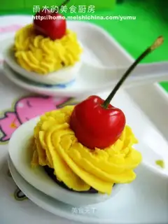 Cherry purple potato egg