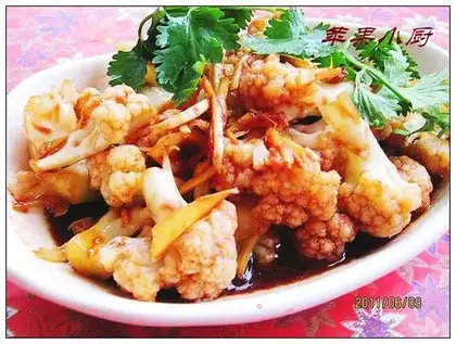fermented bean curd and cauliflower