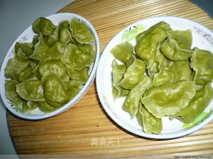 Dumplings stuffed with beans