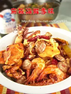 Spicy seafood fragrant pot