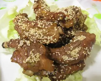 Crispy sesame ribs