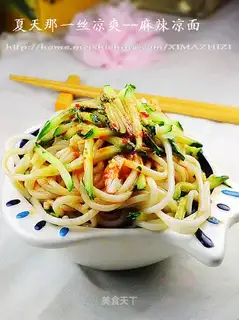 Spicy cold noodles