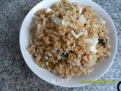 soy sauce fried rice