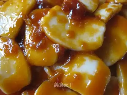 stir-fried rice cake with tomato
