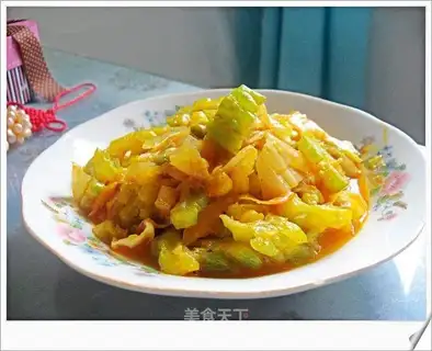 Pickled and bitter gourd
