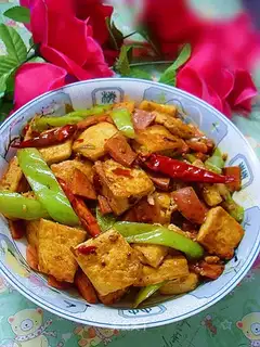 Home-cooked tofu