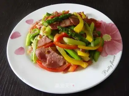 Asparagus bacon sauté