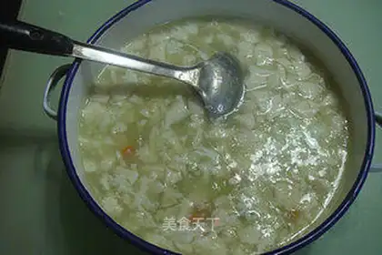 Balsam pear tofu soup