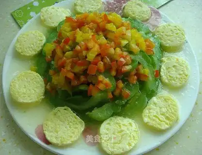 Balsam pear Japanese tofu stir-fried