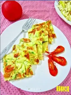 cucumber and shrimp cake